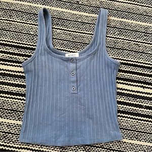 xs/s blue tank top